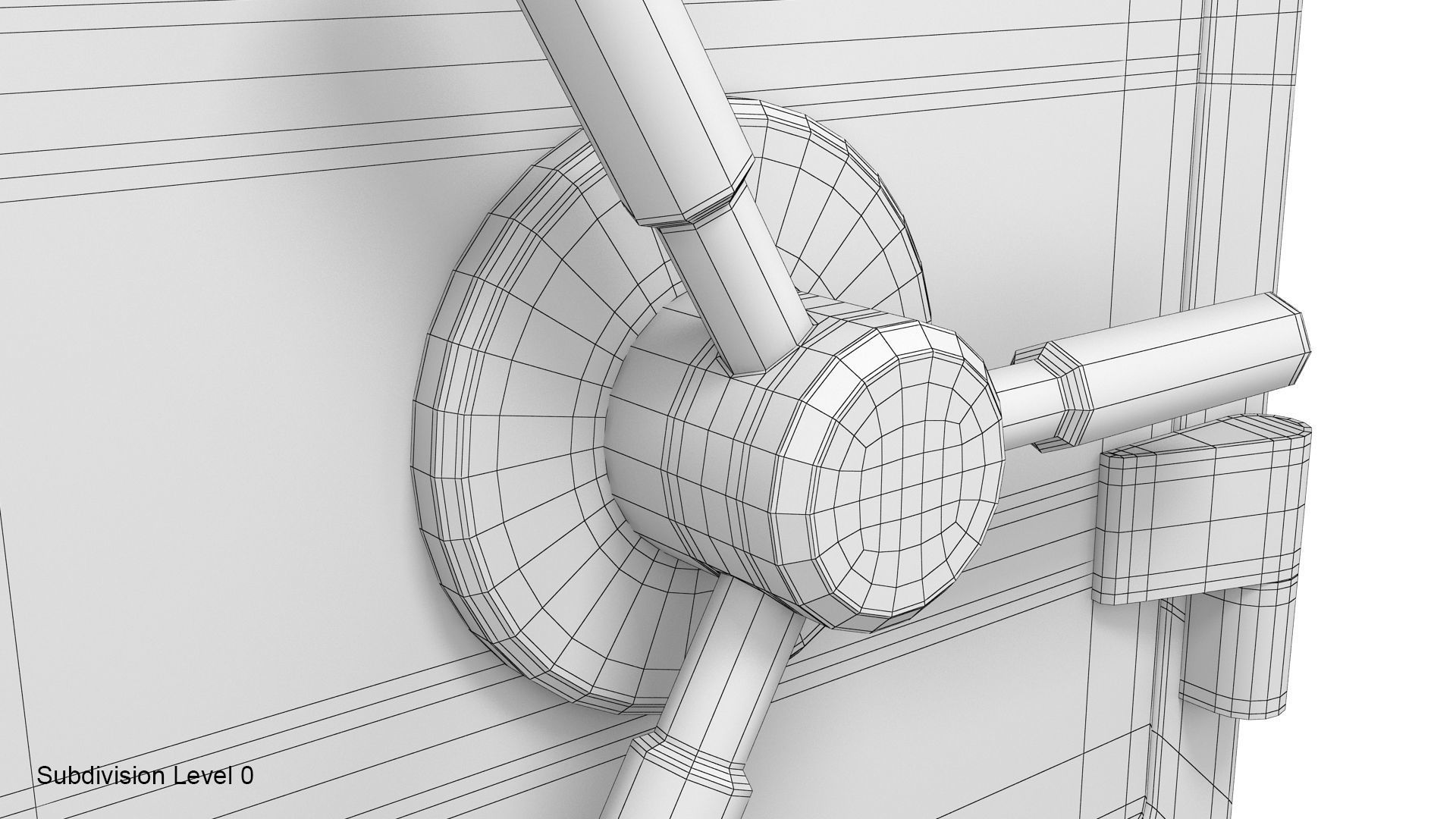 Steel safe 3D model_18