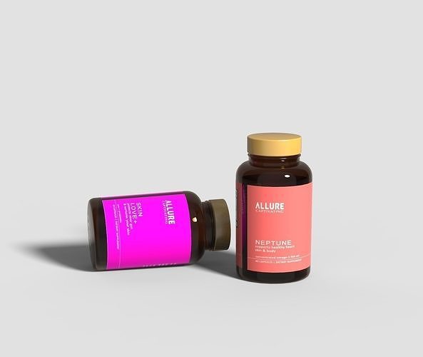 Pill bottle 3D model