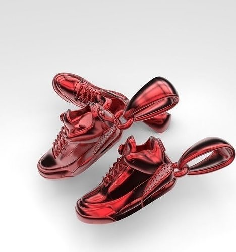 sneakers pendant 3D print model