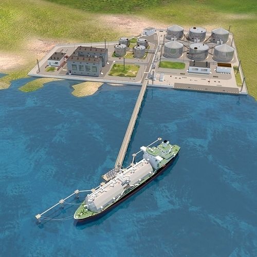Seaport 3D model