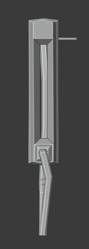 Russian style heating battery Low-poly model Low-poly 3D model_3