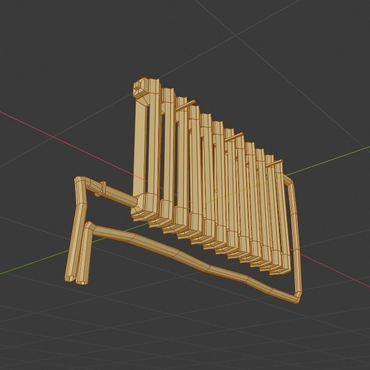 Russian style heating battery Low-poly model Low-poly 3D model_6