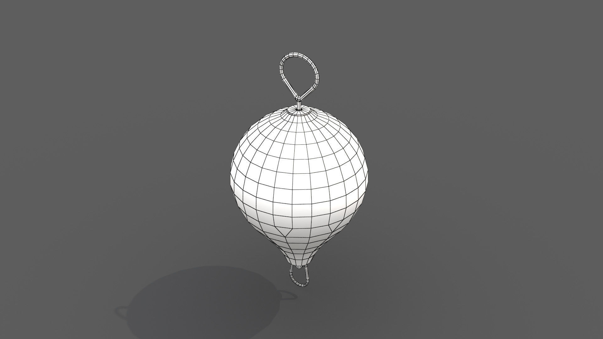 Mooring Buoy Low-poly 3D model_5