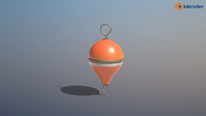 Mooring Buoy Low-poly 3D model