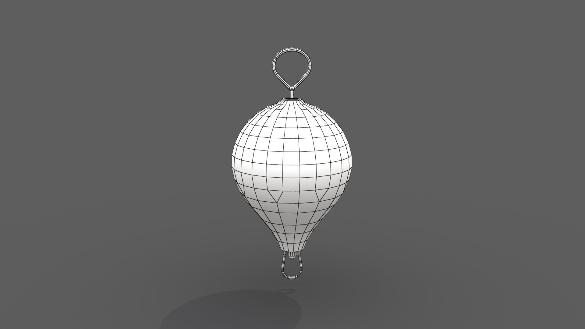 Mooring Buoy Low-poly 3D model_4