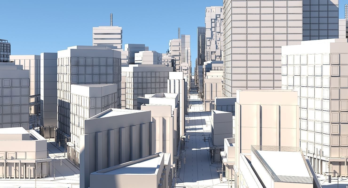 Mega City 2024 3D model_24