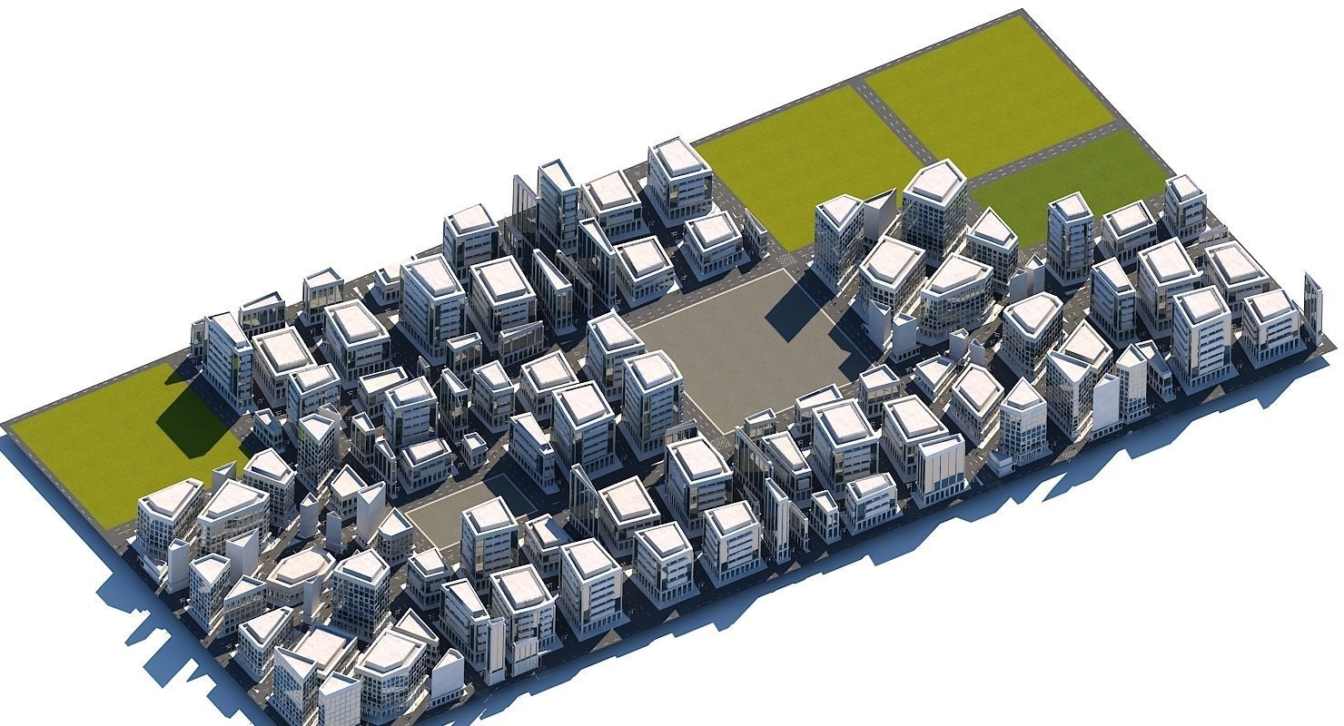 Mega City 2024 3D model_30