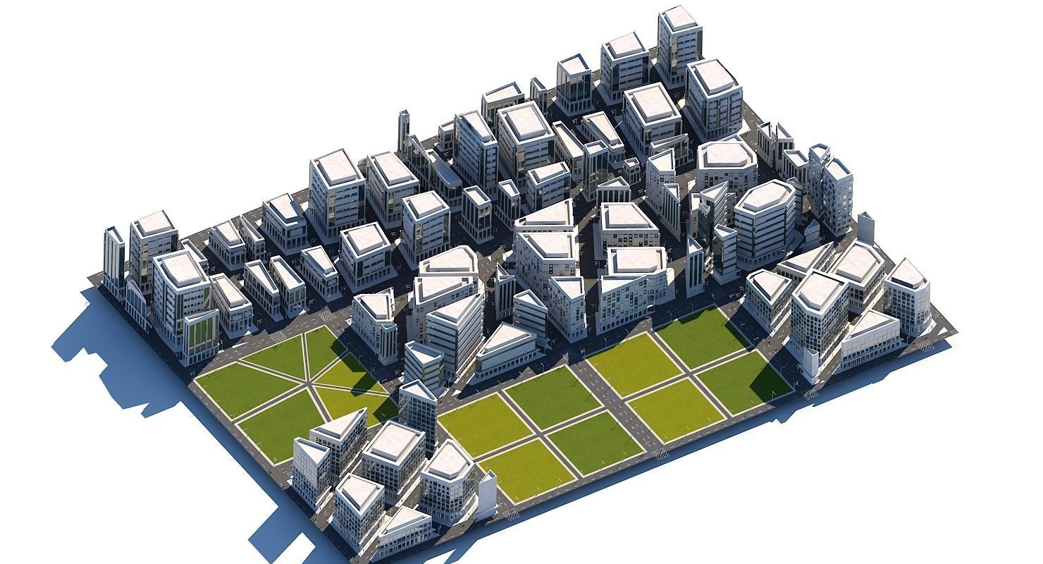 Mega City 2024 3D model_29