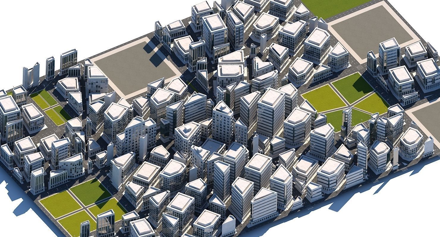 Mega City 2024 3D model_33