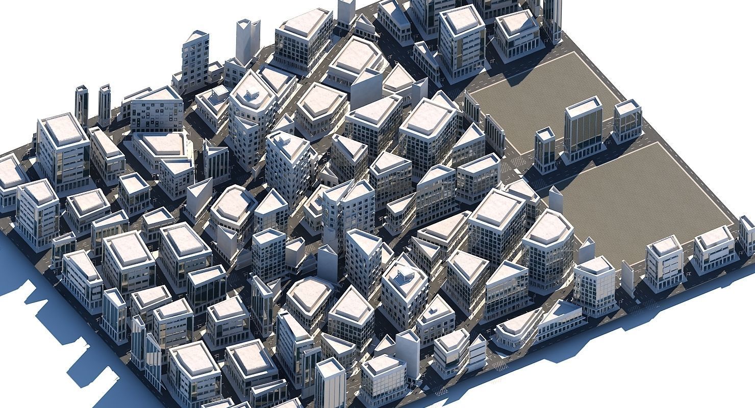 Mega City 2024 3D model_31