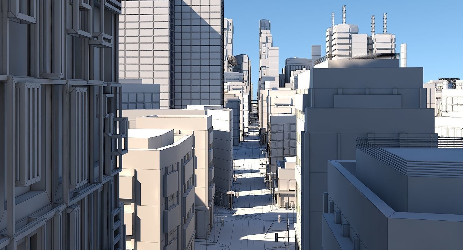 Mega City 2024 3D model_23
