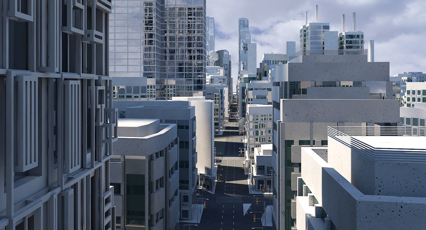 Mega City 2024 3D model_13