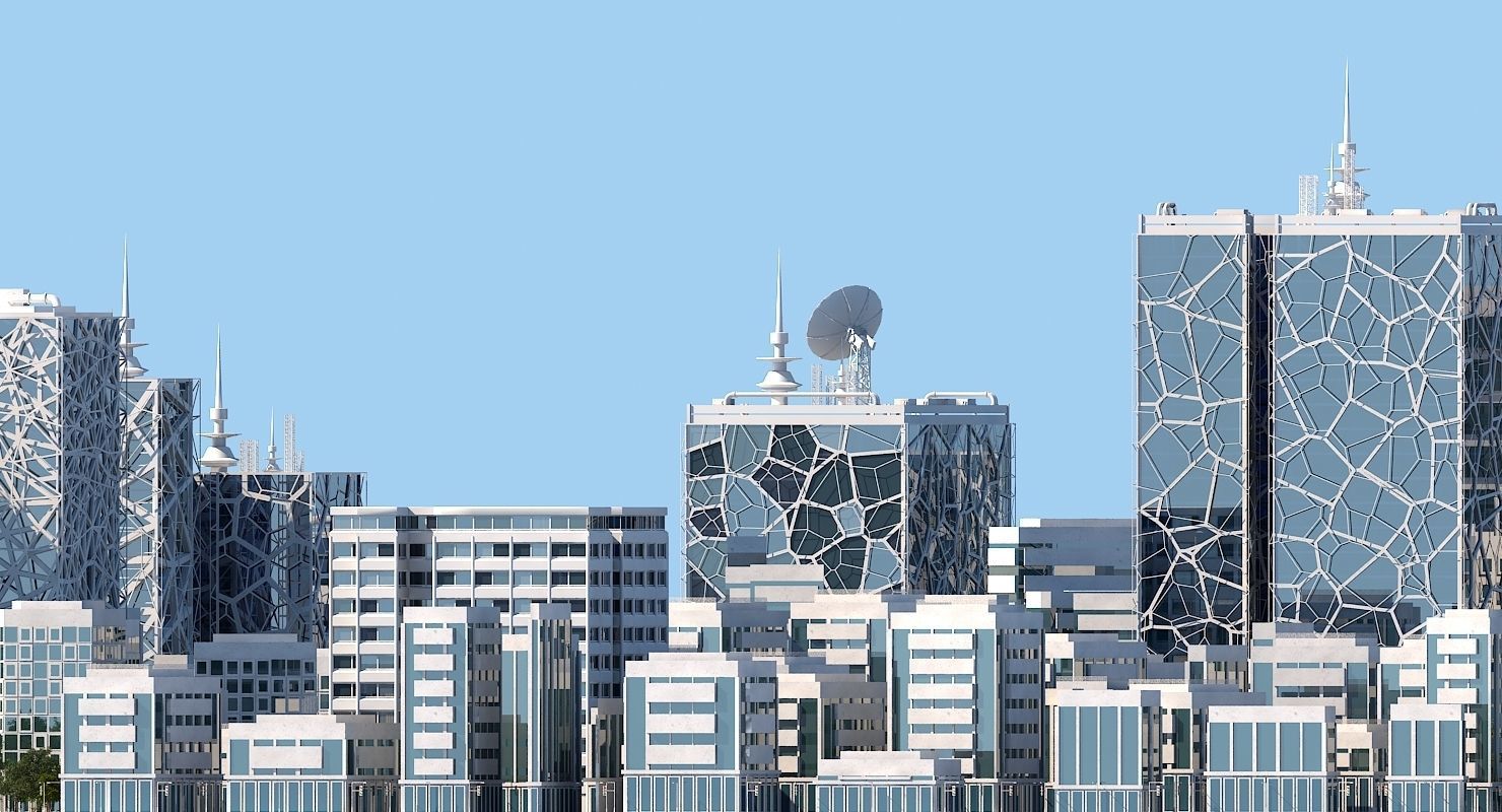 Mega City 2024 3D model_27