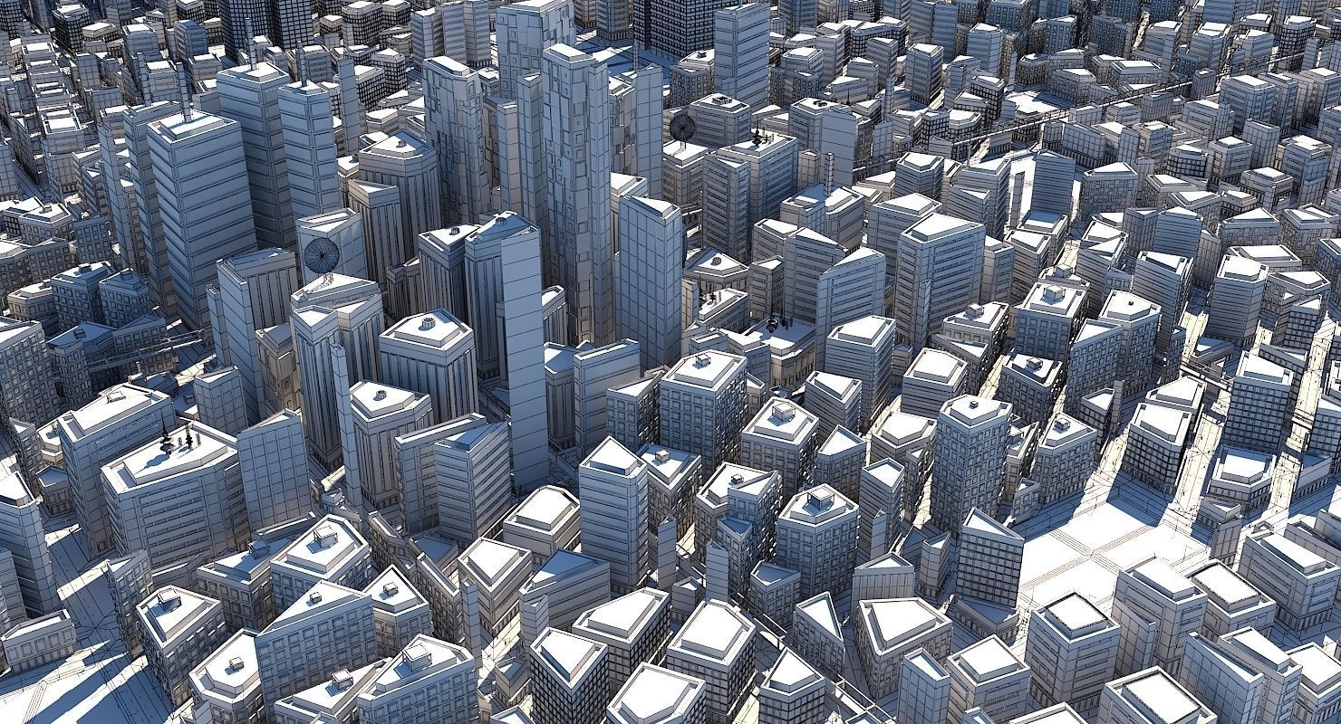 Mega City 2024 3D model_20