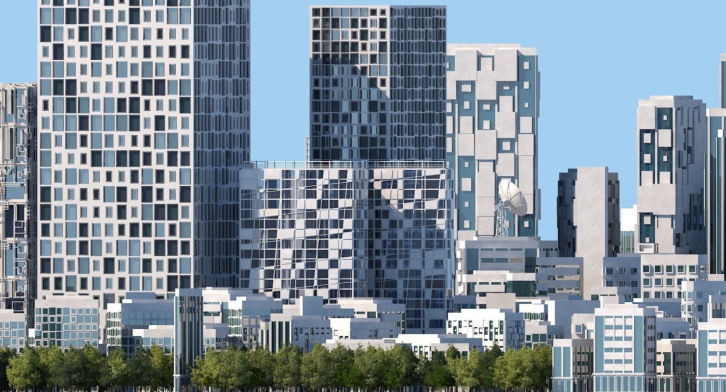 Mega City 2024 3D model_14