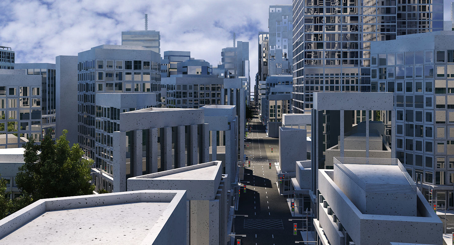 Mega City 2024 3D model_15