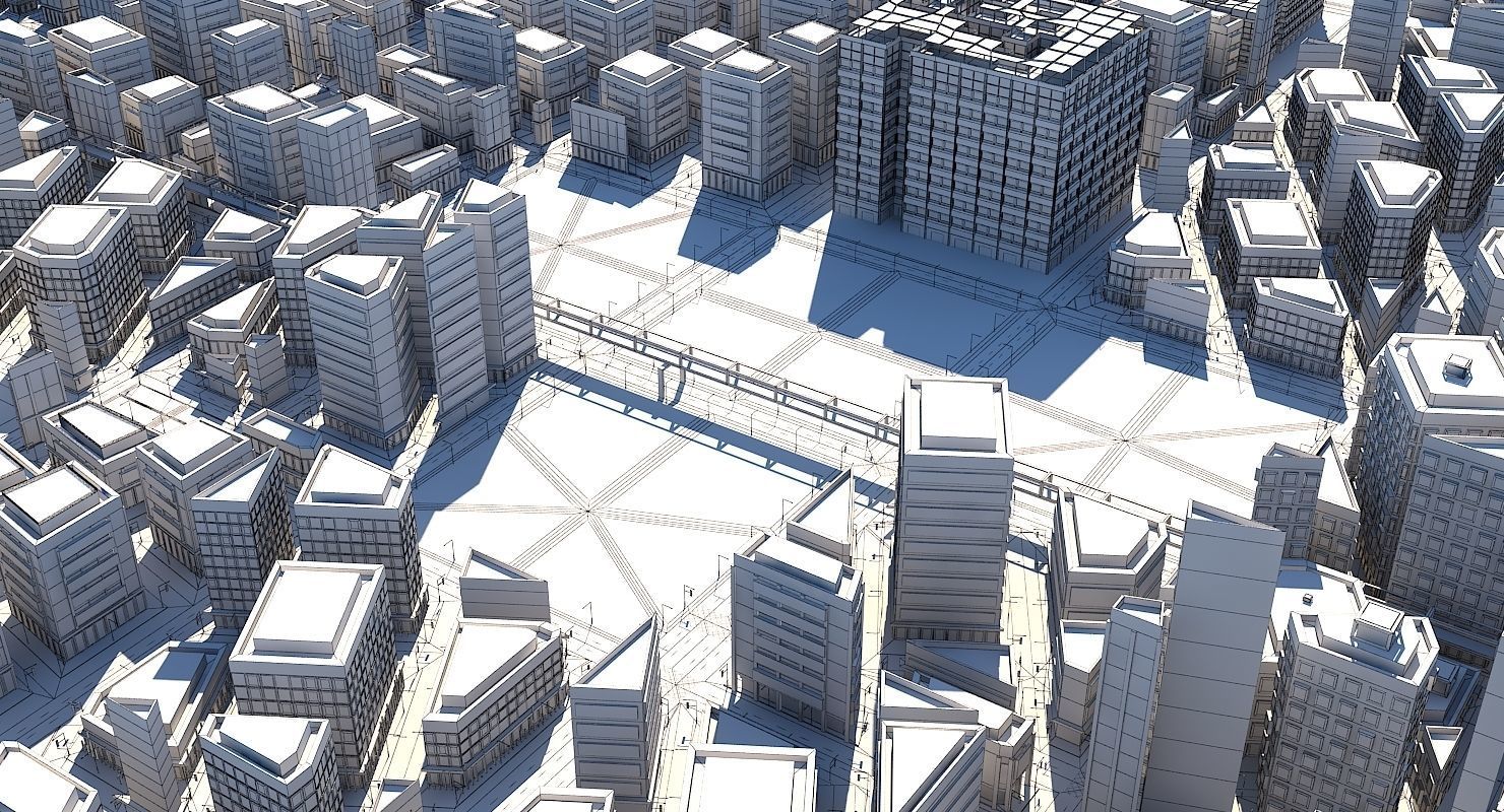 Mega City 2024 3D model_21