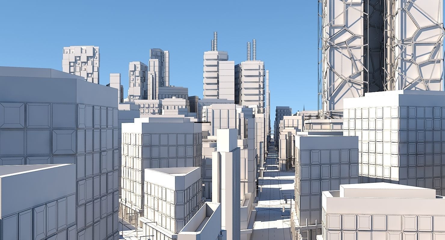 Mega City 2024 3D model_18