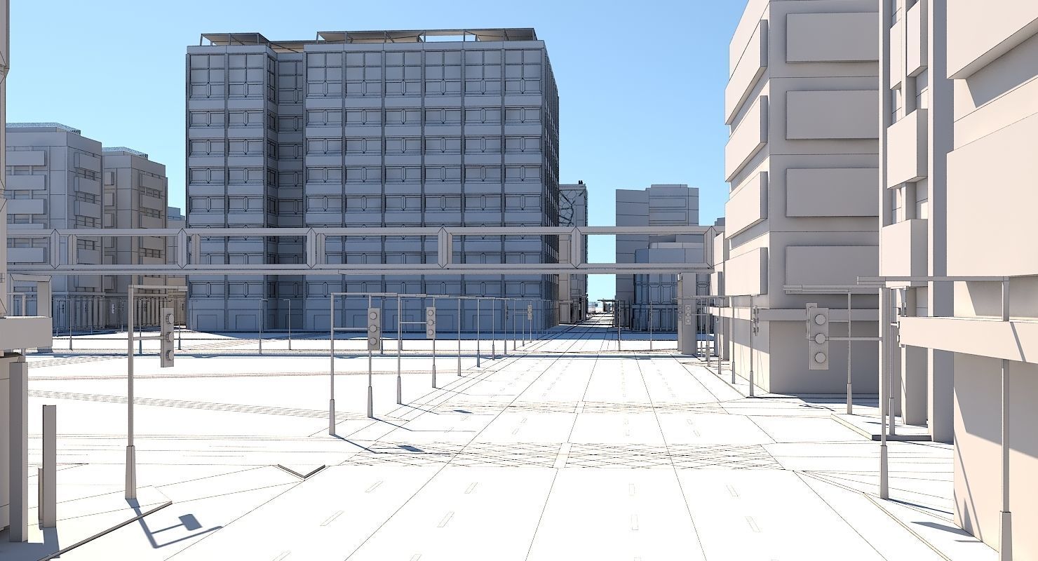 Mega City 2024 3D model_19