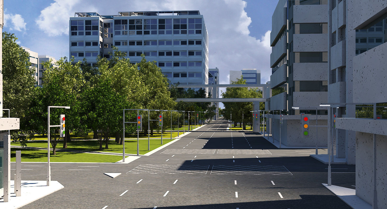 Mega City 2024 3D model_16