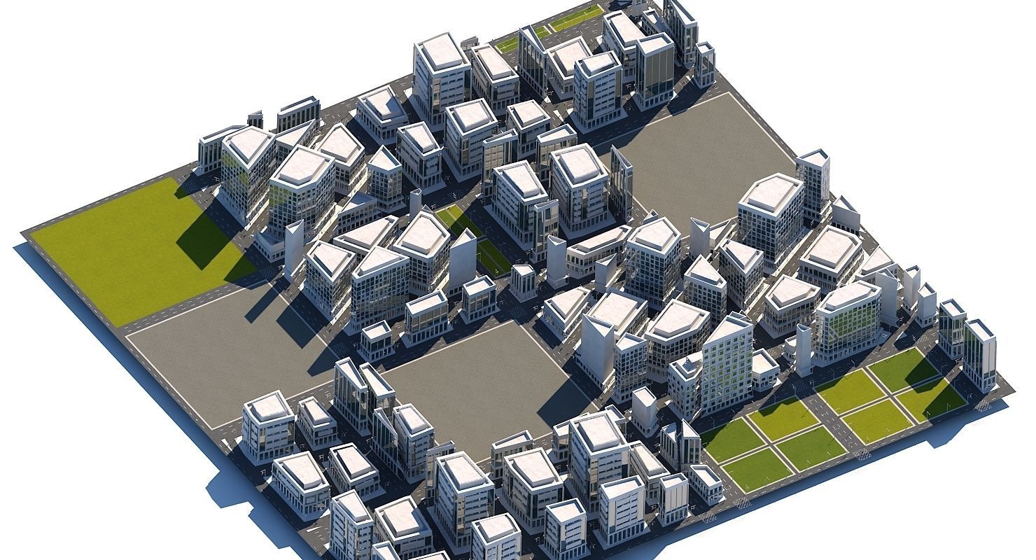 Mega City 2024 3D model_32