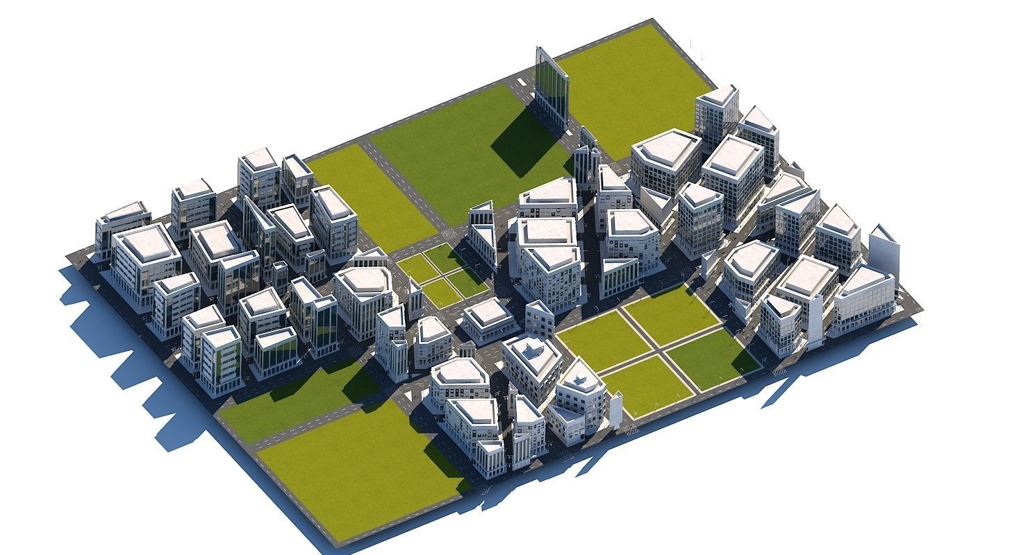 Mega City 2024 3D model_28