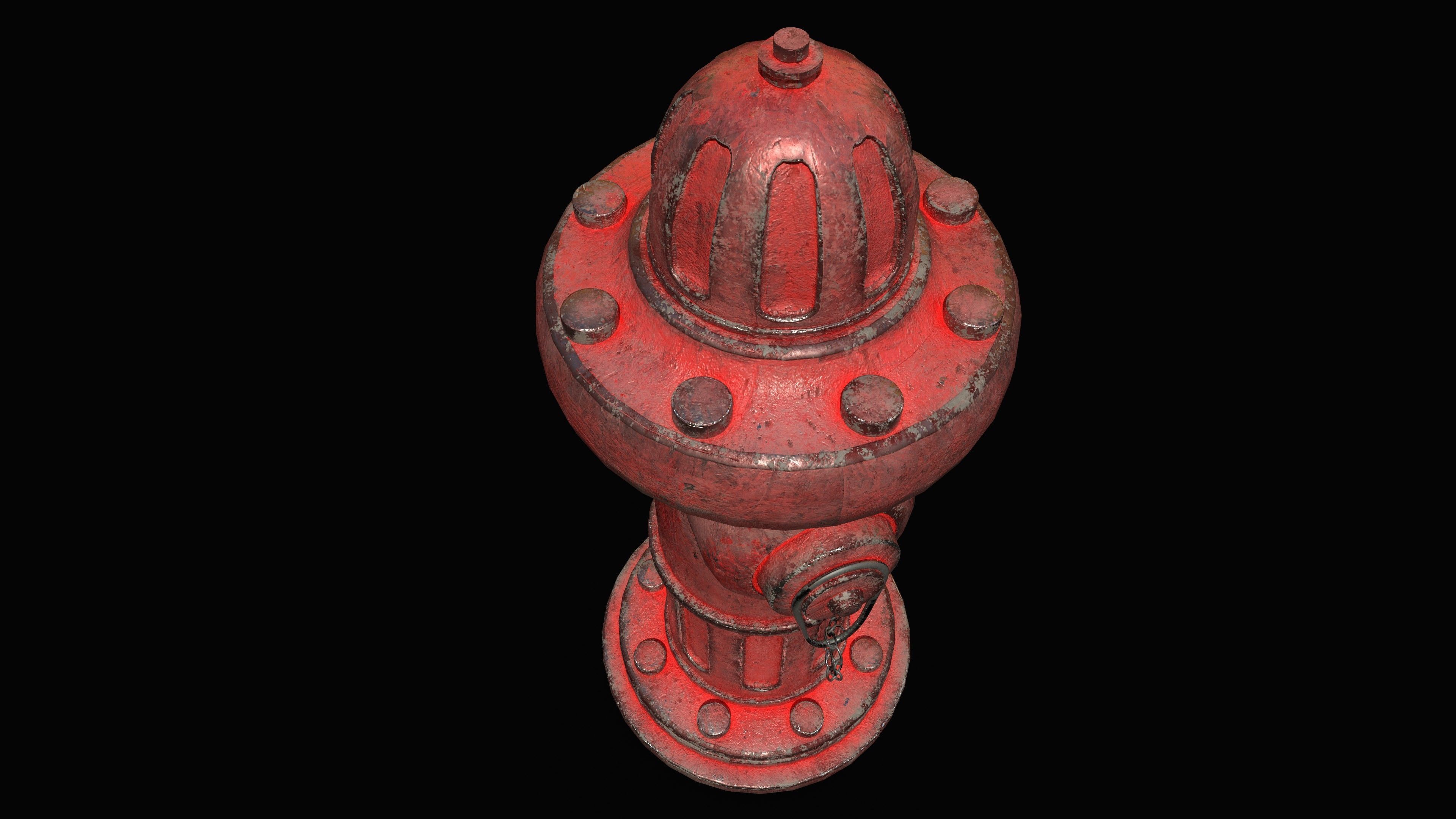 Fire Hydrant 3D model_5