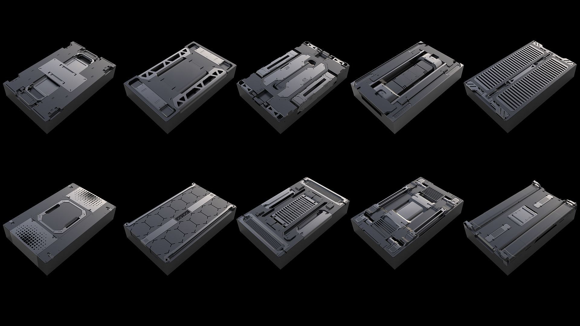 Sci-Fi Panels vol 3 3D model_8