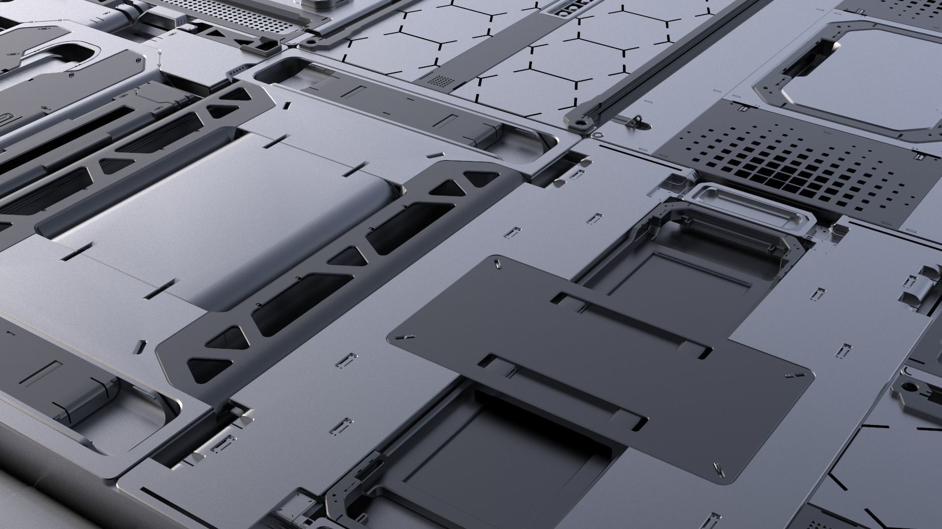 Sci-Fi Panels vol 3 3D model_3