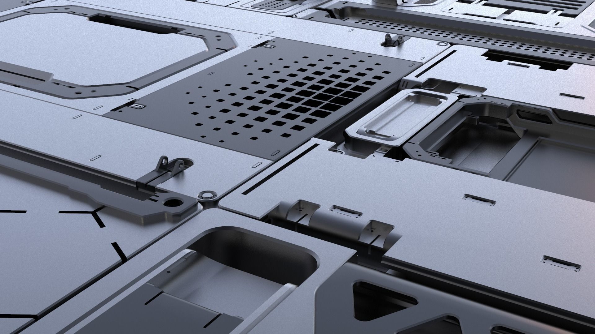 Sci-Fi Panels vol 3 3D model_5