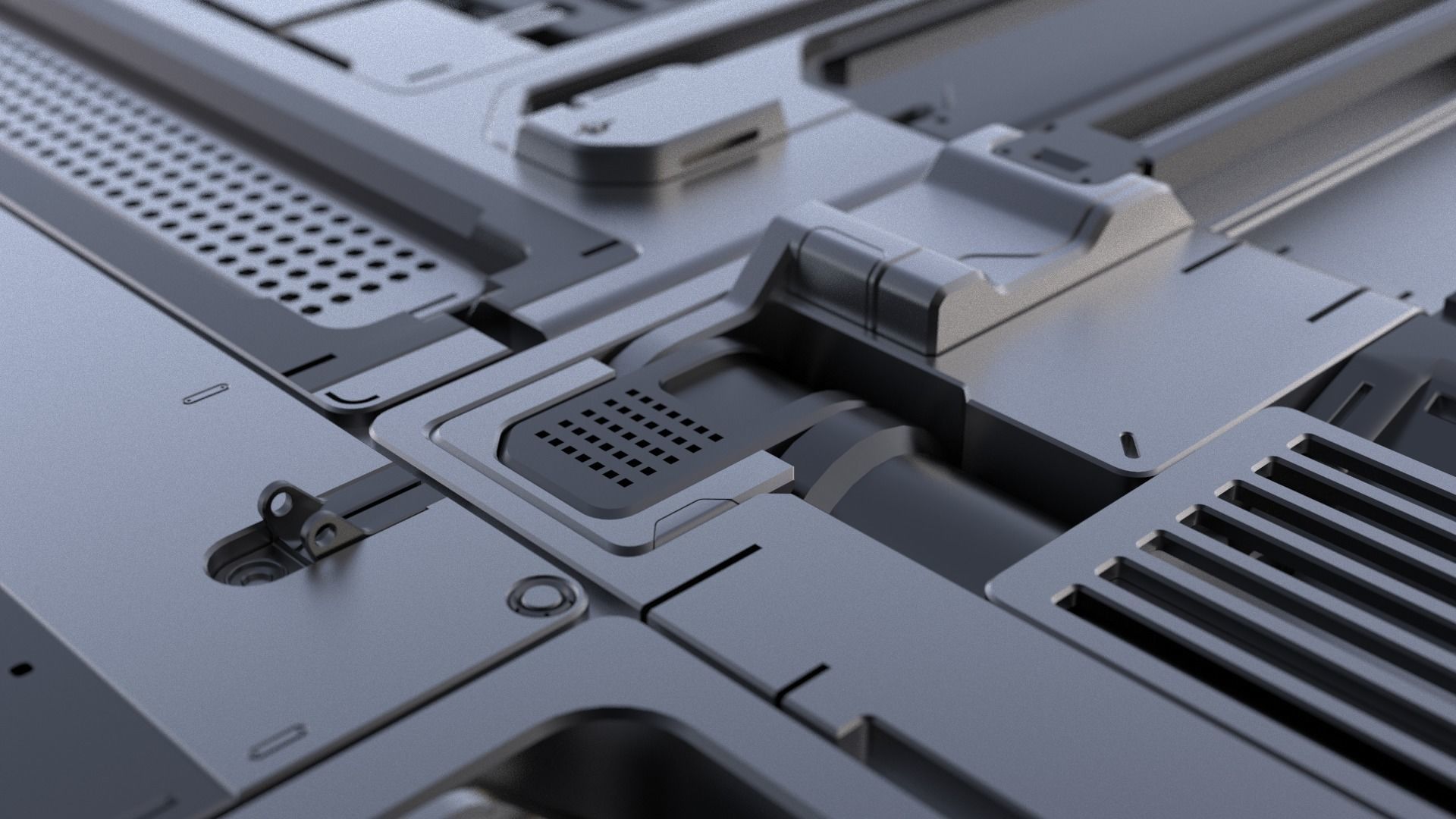 Sci-Fi Panels vol 3 3D model_7