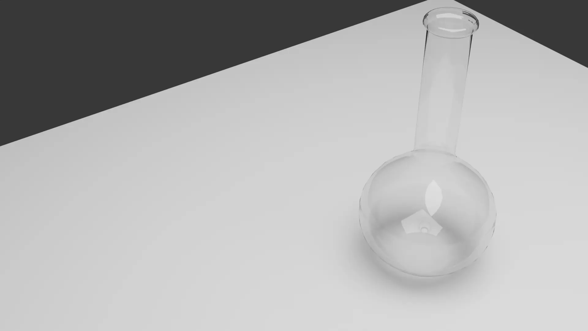 Round bottom flask Free 3D model_0