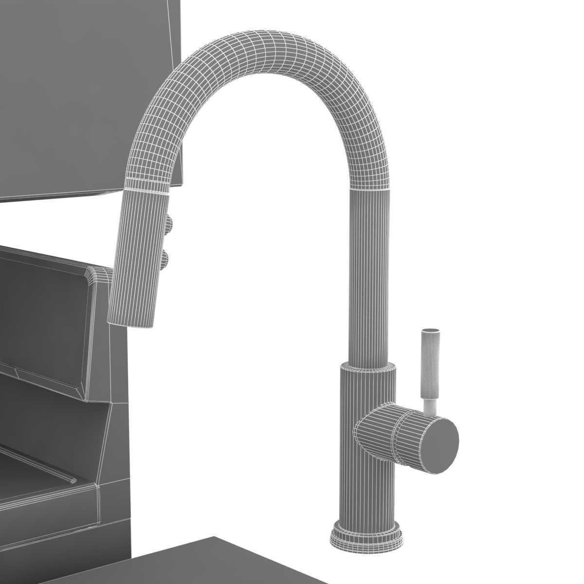 Kitchen appliances set 3D model_10