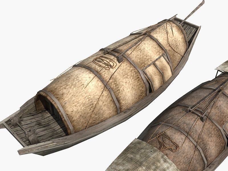 Chinese Boat Collection 02 3D model_5