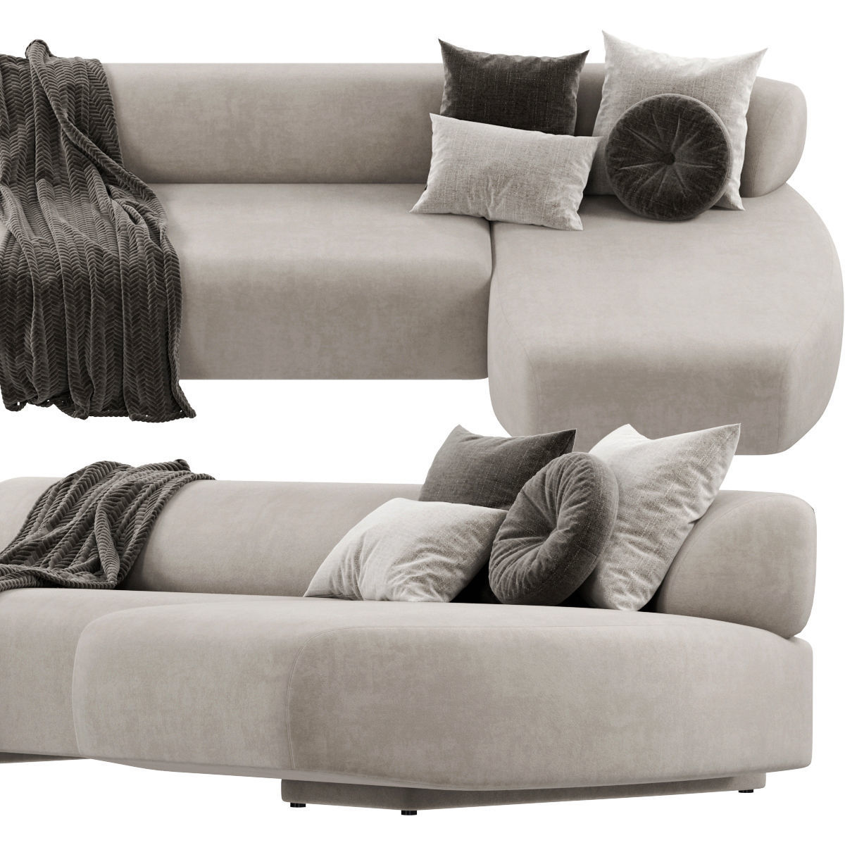 Moroso Gogan sofa 3D model_3