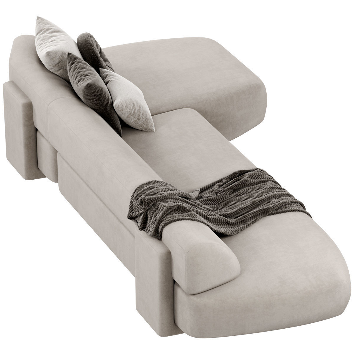 Moroso Gogan sofa 3D model_2