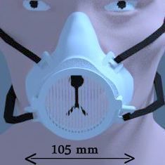 CUTE RESPIRATOR MASK 3D print model_1