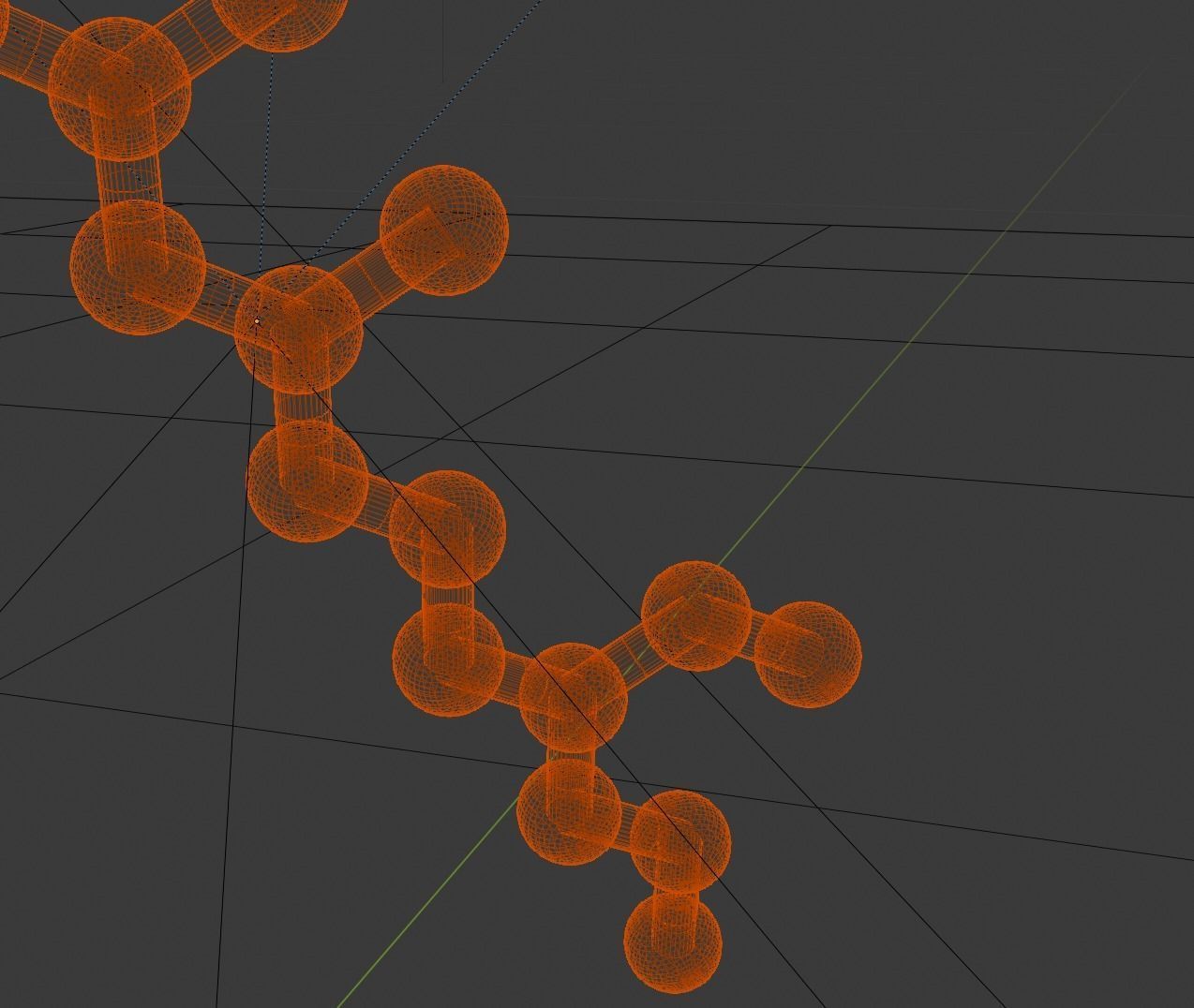 Hydroxychloroquine Atom  3D model_4