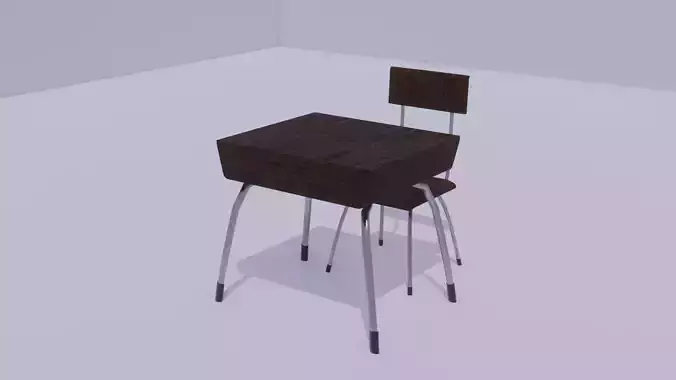 School Table and Chair 