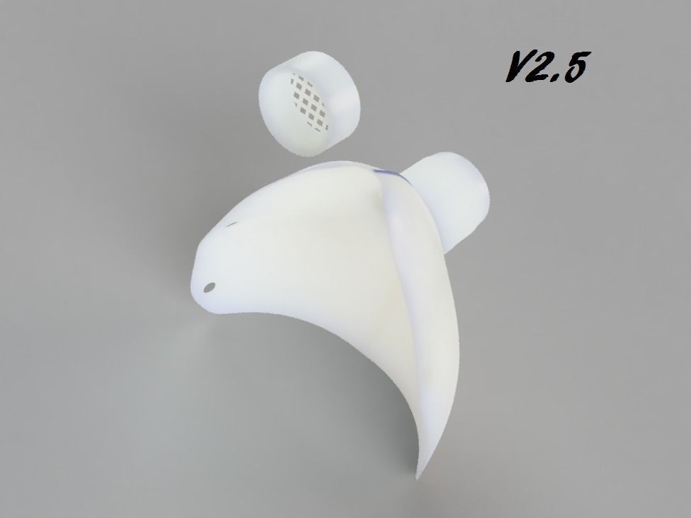 Mascherina-COVID-19 plastic mask Free 3D print model_19