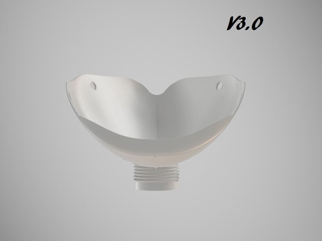 Mascherina-COVID-19 plastic mask Free 3D print model_22