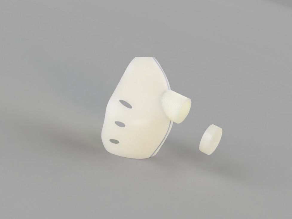 Mascherina-COVID-19 plastic mask Free 3D print model_2