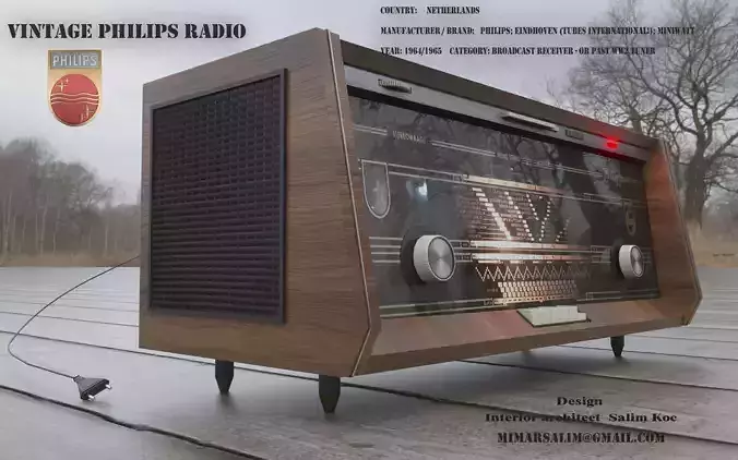 Vintage Philips Radio
