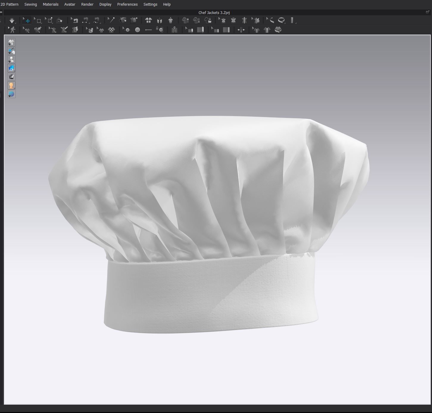 Chef Jacket 3D model_18