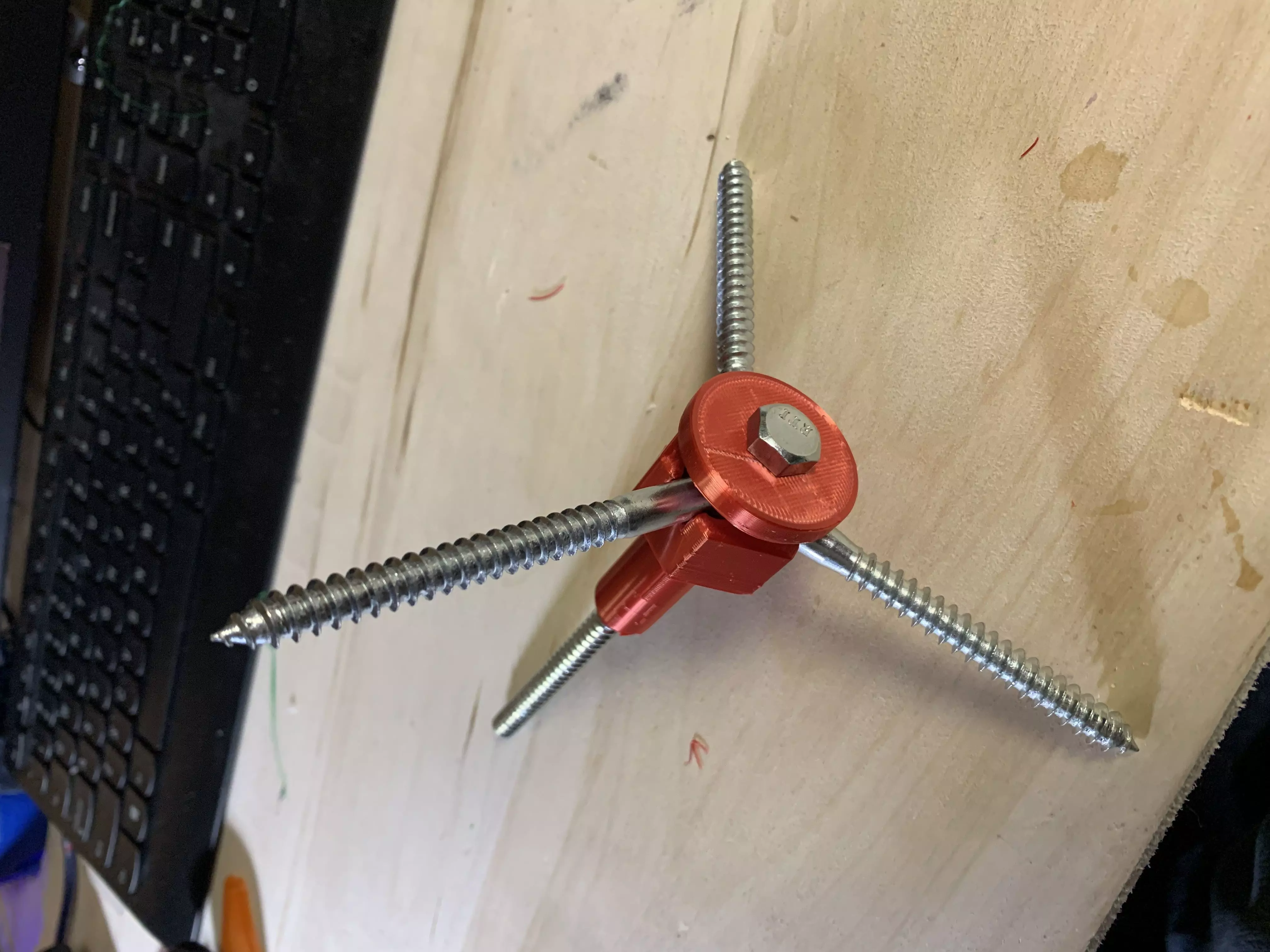 Deernut screw 3D print model_0