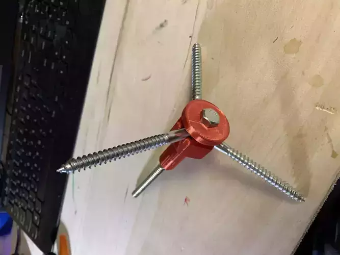 Deernut screw 3D print model
