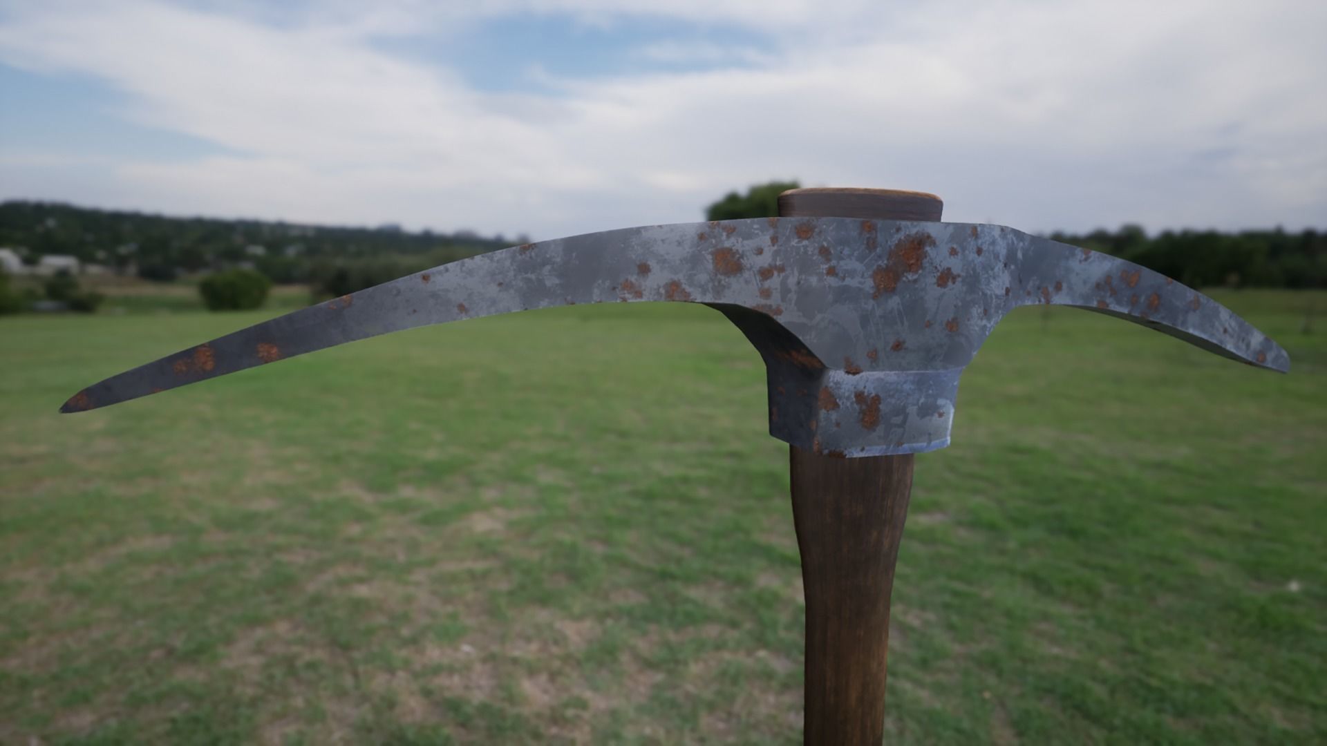 Farmer Tools Pack 3 Low-poly 3D model_8