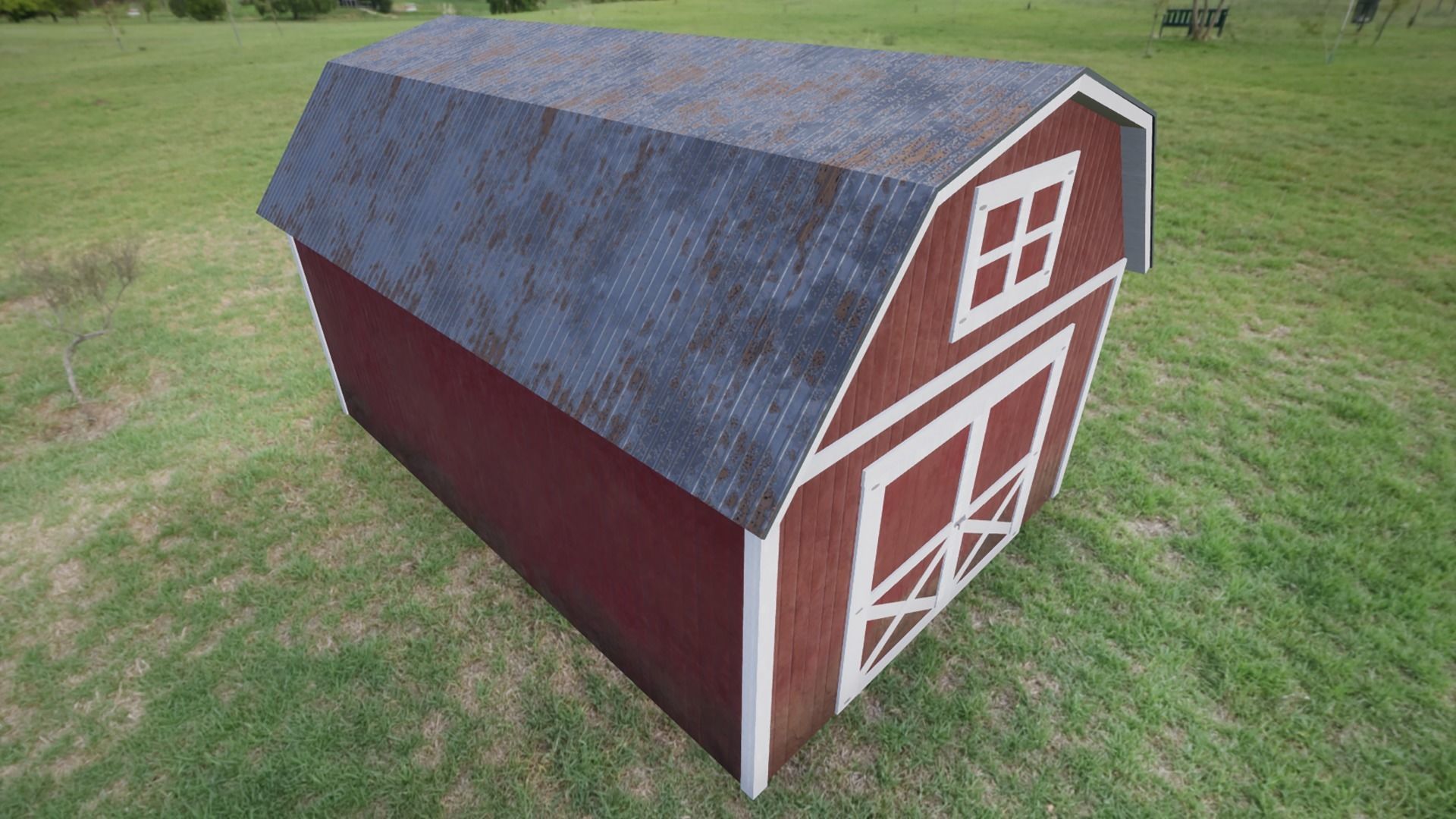 Farmer Tools Pack 3 Low-poly 3D model_1