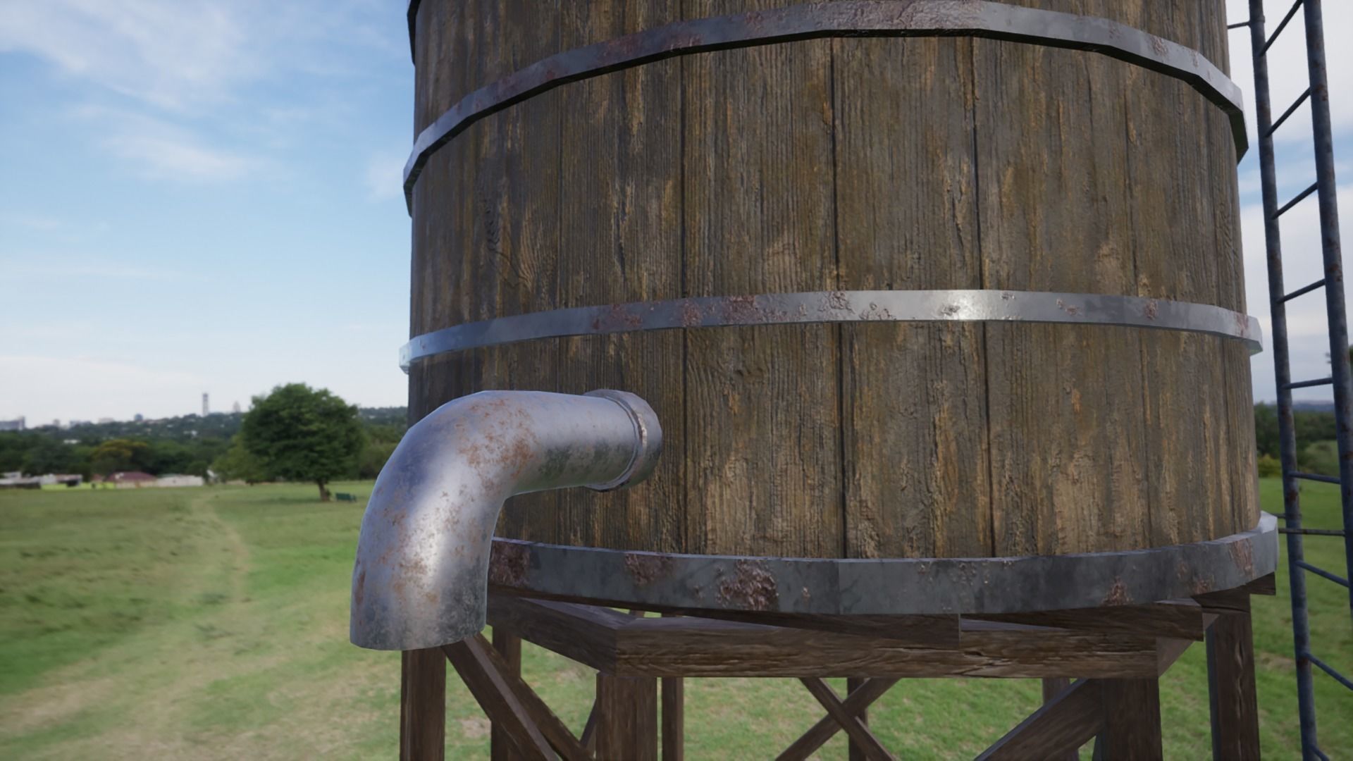 Farmer Tools Pack 3 Low-poly 3D model_19