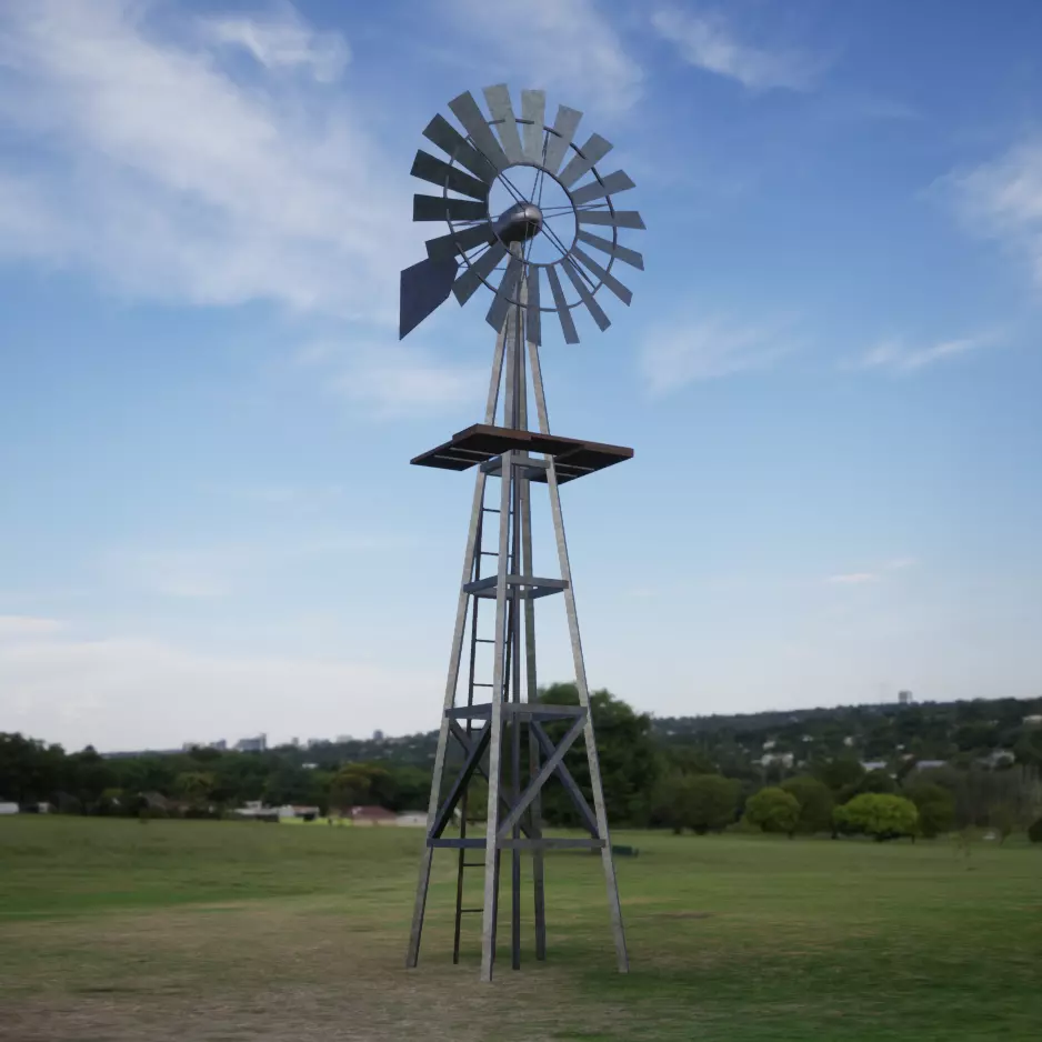 Farmer Tools Pack 3 Low-poly 3D model_0